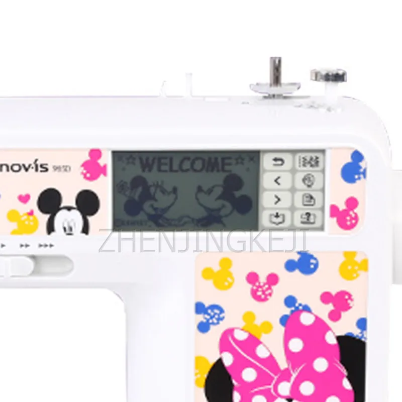 

Semi-Automatic Small Home Computerized Embroidery Machine Touch Screen Sewing Machine Multifunctional Electric Sew Equipment