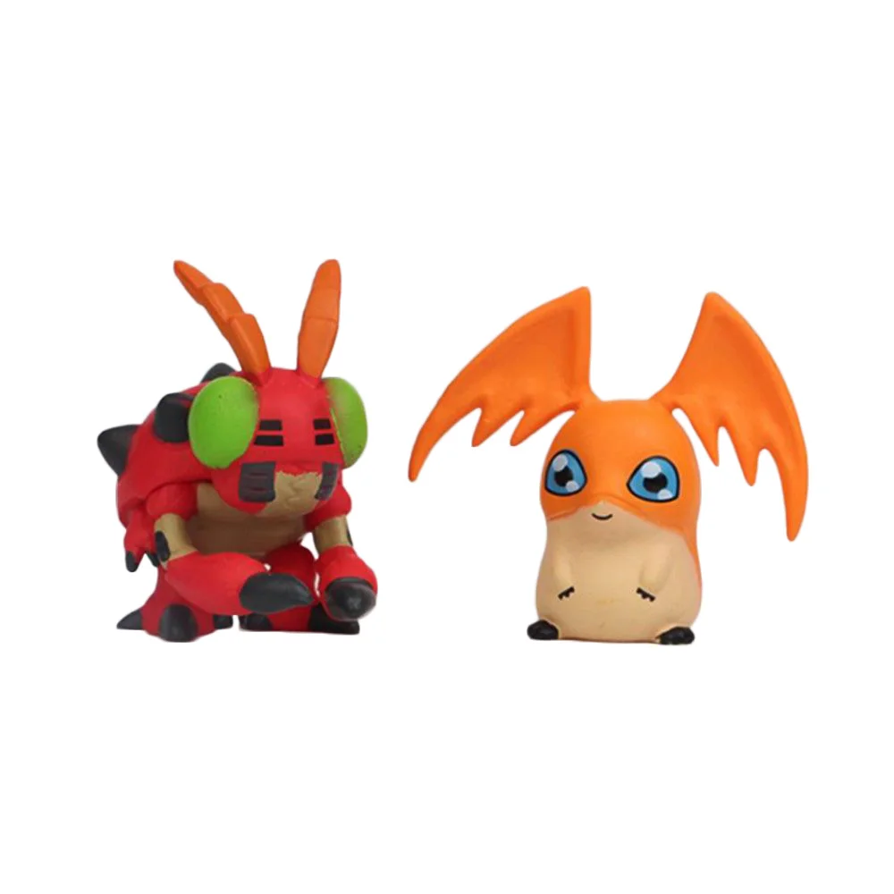 Фигурки героев мультфильмов Digimon агумон варгреймон габумон пальмон тентомон