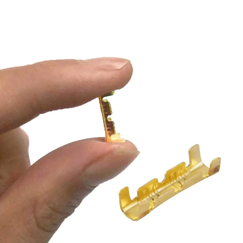 Клеммы для электрических проводов латунные золотистые u-образные 100-1 5 мм² 0 3 шт./50