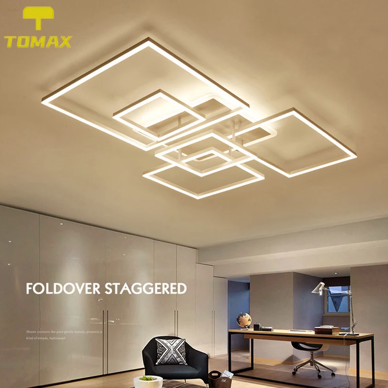 

[1 Year Warranty] 115CM LED Ceiling Lights for Living Room Bedroom 120W Home Lighting Flush Mount Light Fixture Remote Dimming