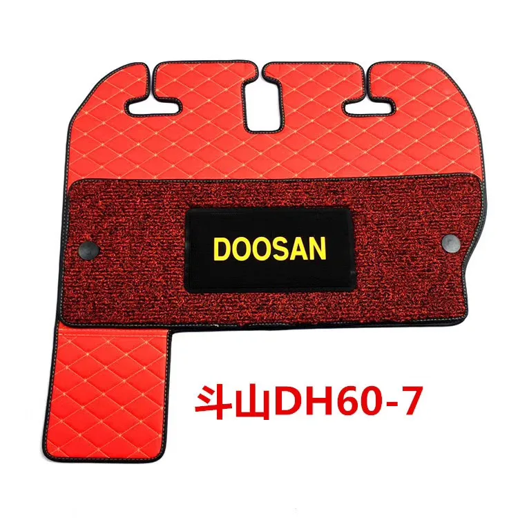 

free shipping Excavator doosan daewoo DX55/60/75/150/220/225/260-7-9 cab floor rubber foot pad mat digger parts