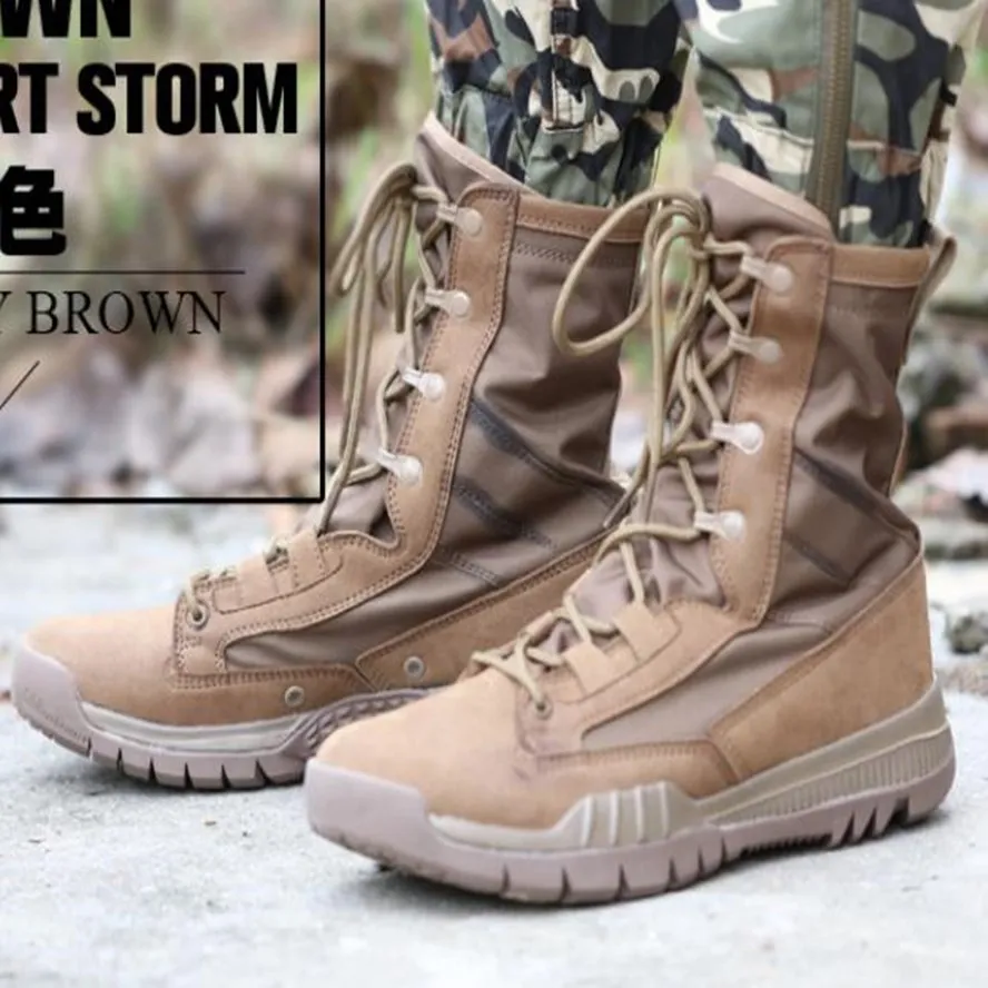 Мужские военные армейские ботинки из натуральной кожи винтажные