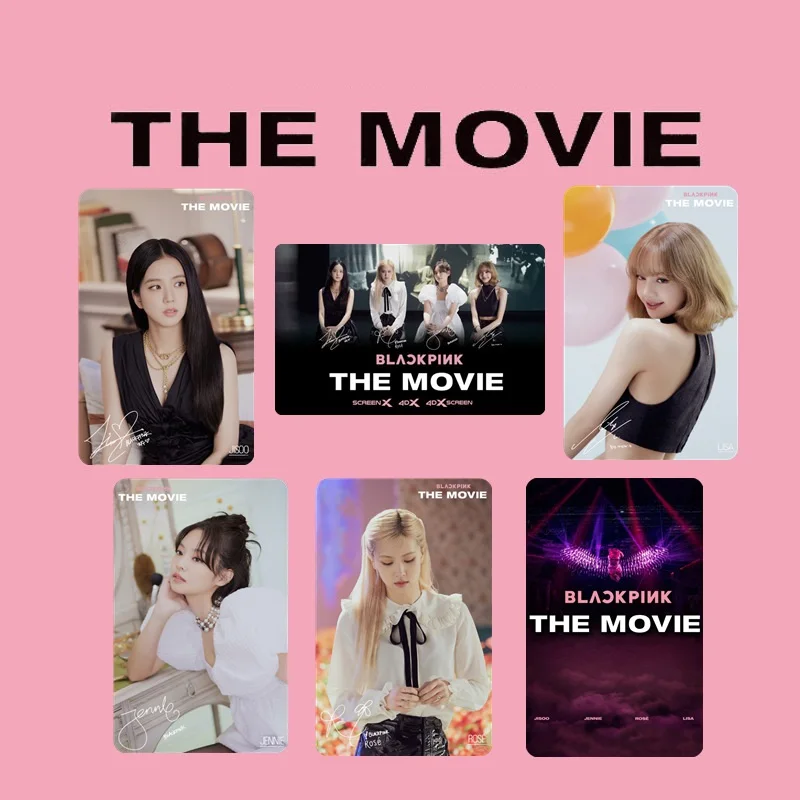 

5pcs/set KPOP Group BP Photocard New Album THE MOVIE Photo Cards LOMO Card for Fans Gift