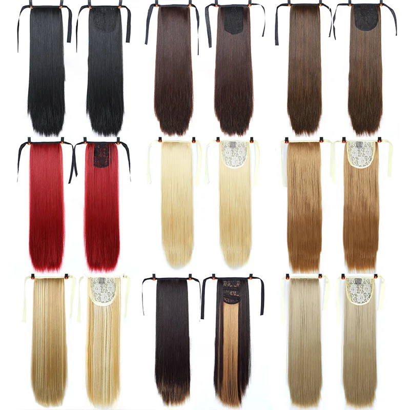 Парик из синтетических волос 30 дюймов термостойкие прямые волосы с конским