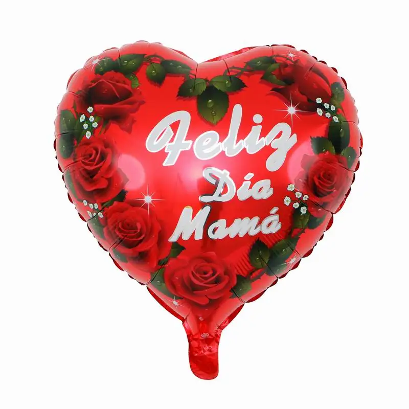 10 шт. 18 дюймовые испанские шарики из фольги разных форм с надписью I Love You Mom