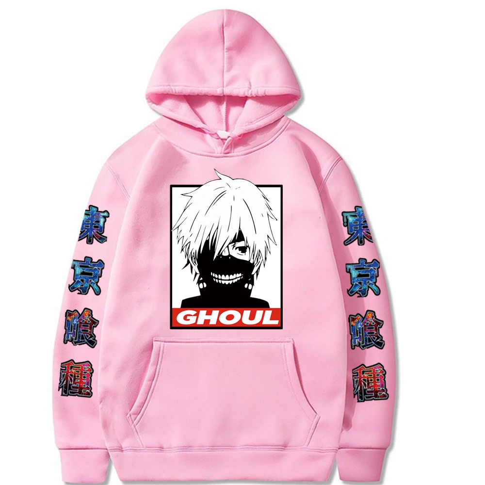 

2021 Japanese Hot Anime Tokyo Ghoul Hip Hop Long Sleeve Loose Uniex