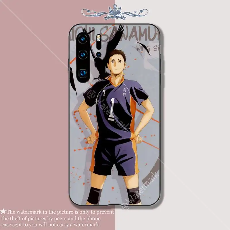 Роскошный чехол Haikyuu для Huawei P20 P30 P40 Lite Pro P Smart Z 2019 | Мобильные телефоны и аксессуары