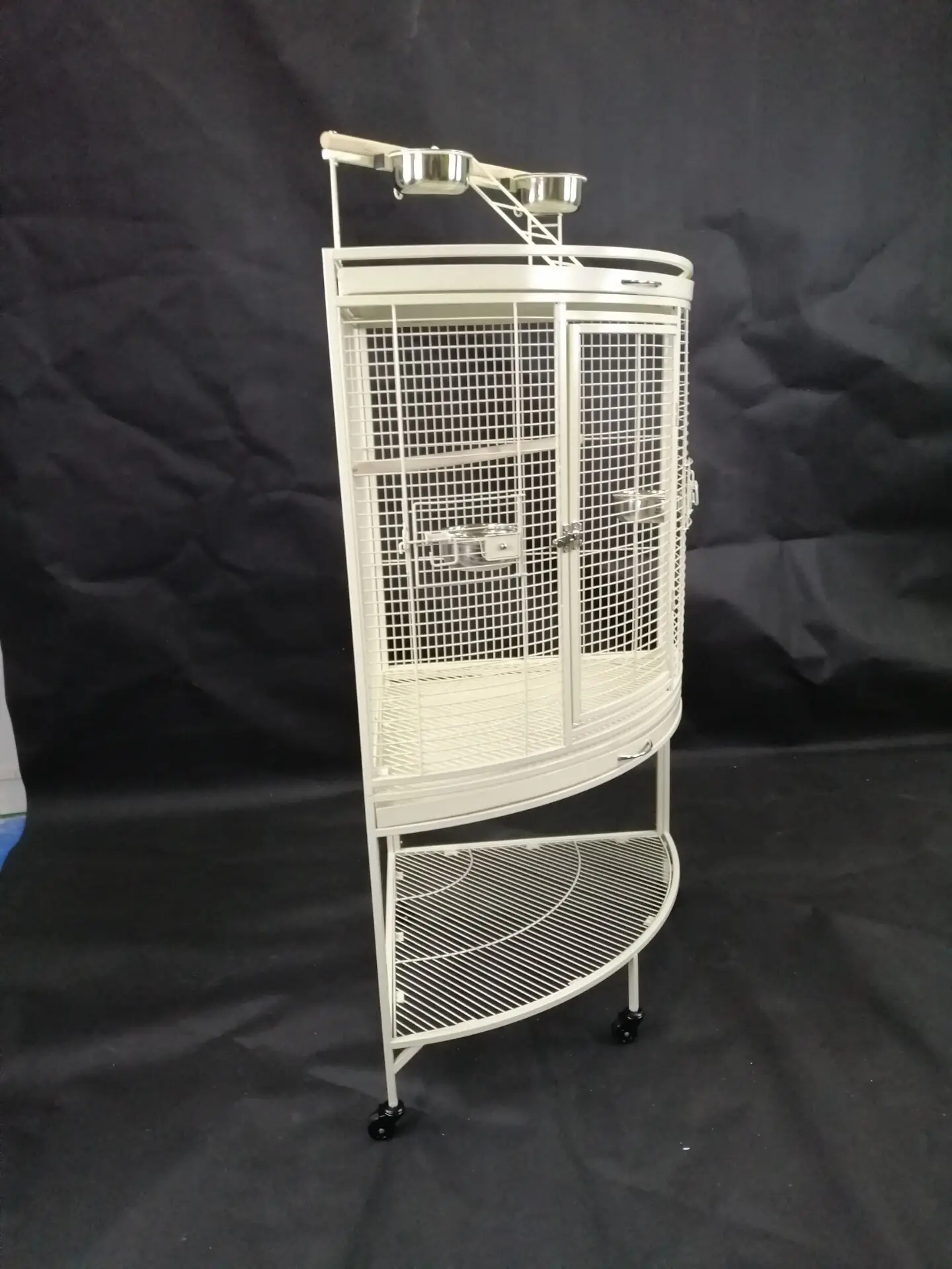 Популярная новая стильная угловая клетка для попугая ара металлическая канареек