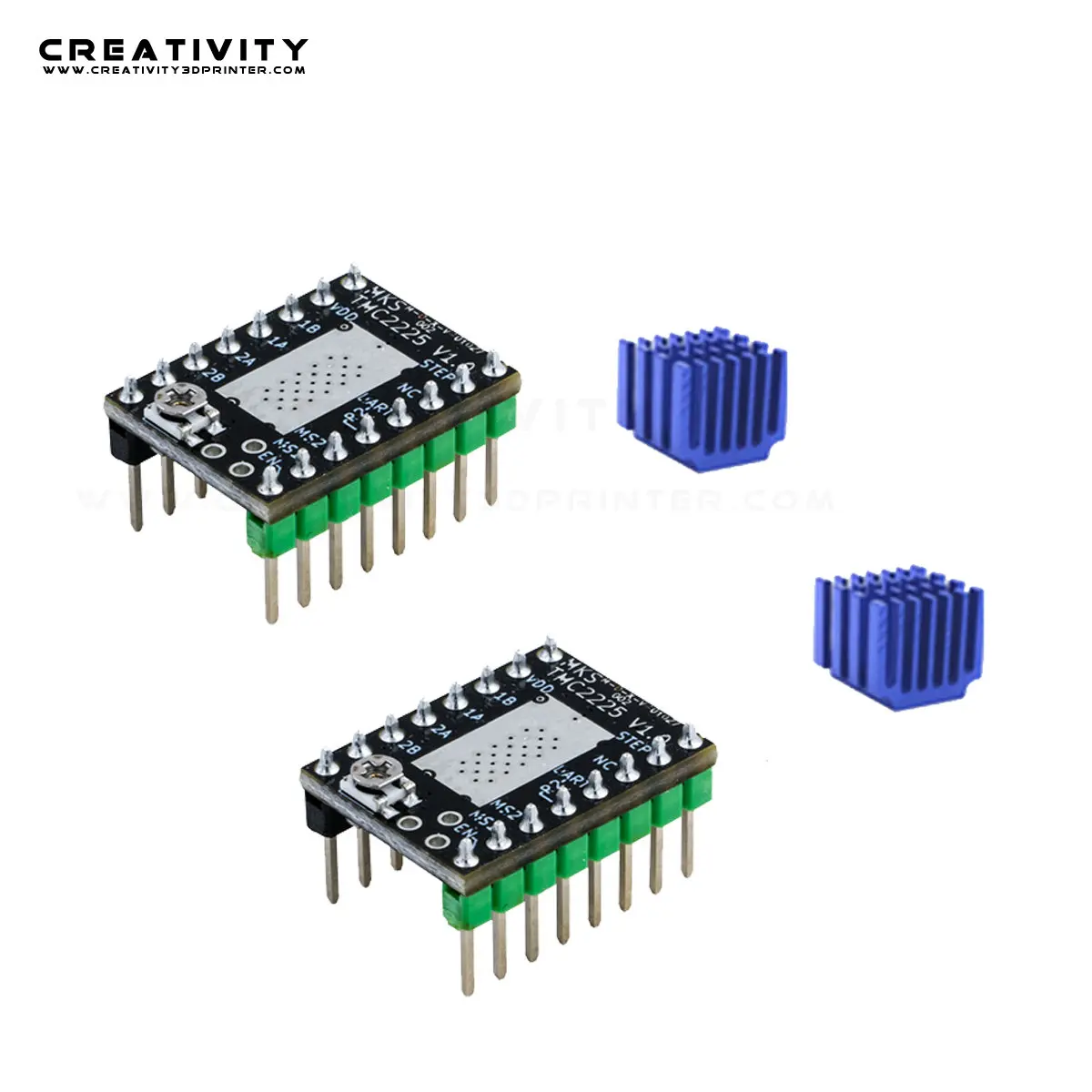 Драйвер шагового двигателя TMC2225 2225 сменный TMC2208 TMC2209 запасные части для 3D-принтера