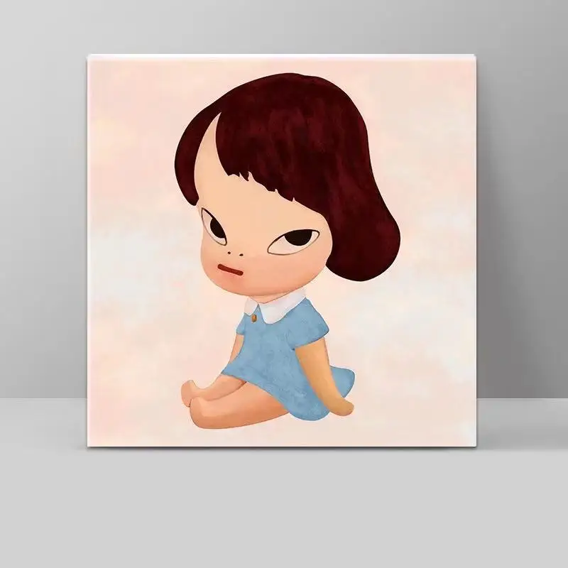 Абстрактная абстрактная Палетка с изображением лица ребенка ручная роспись