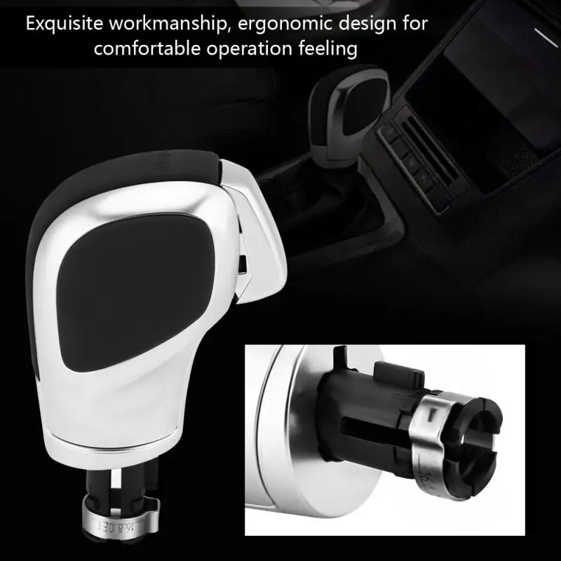 

For VW Golf MK6 MK7 Passat B7 CC DSG Transmission Gear Shift Knob Shift Lever Handle Head Nappa Alloy Vw Passat B7
