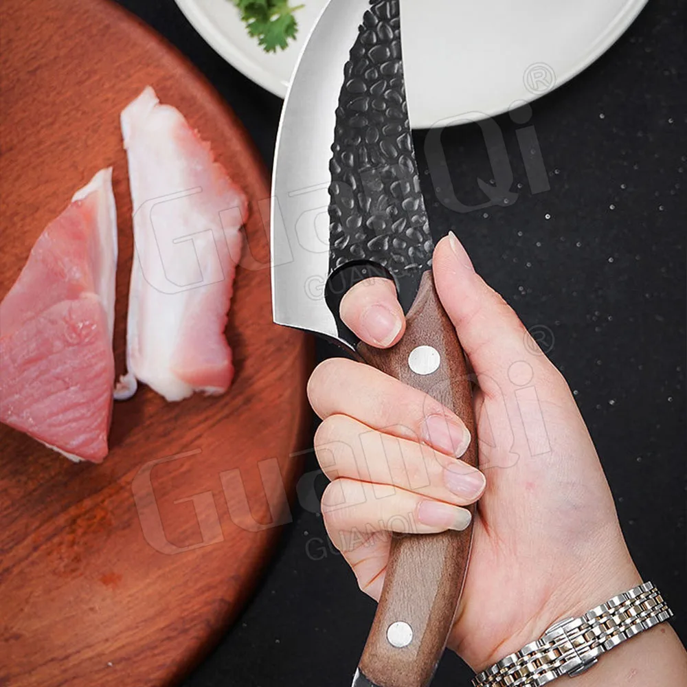 Кованый кухонный нож ручной работы из нержавеющей стали шеф повара рыболовный