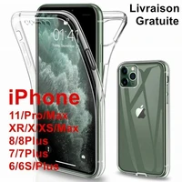 coque integrale 360 for iphone xs max x xr 11 pro 8 7 6s plus silicone avantarriere