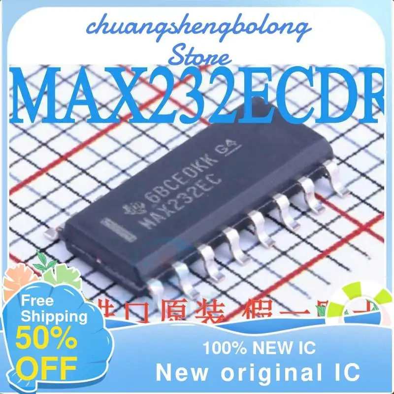 

10-200 шт. MAX232ECDR SOP-16 новый оригинальный IC