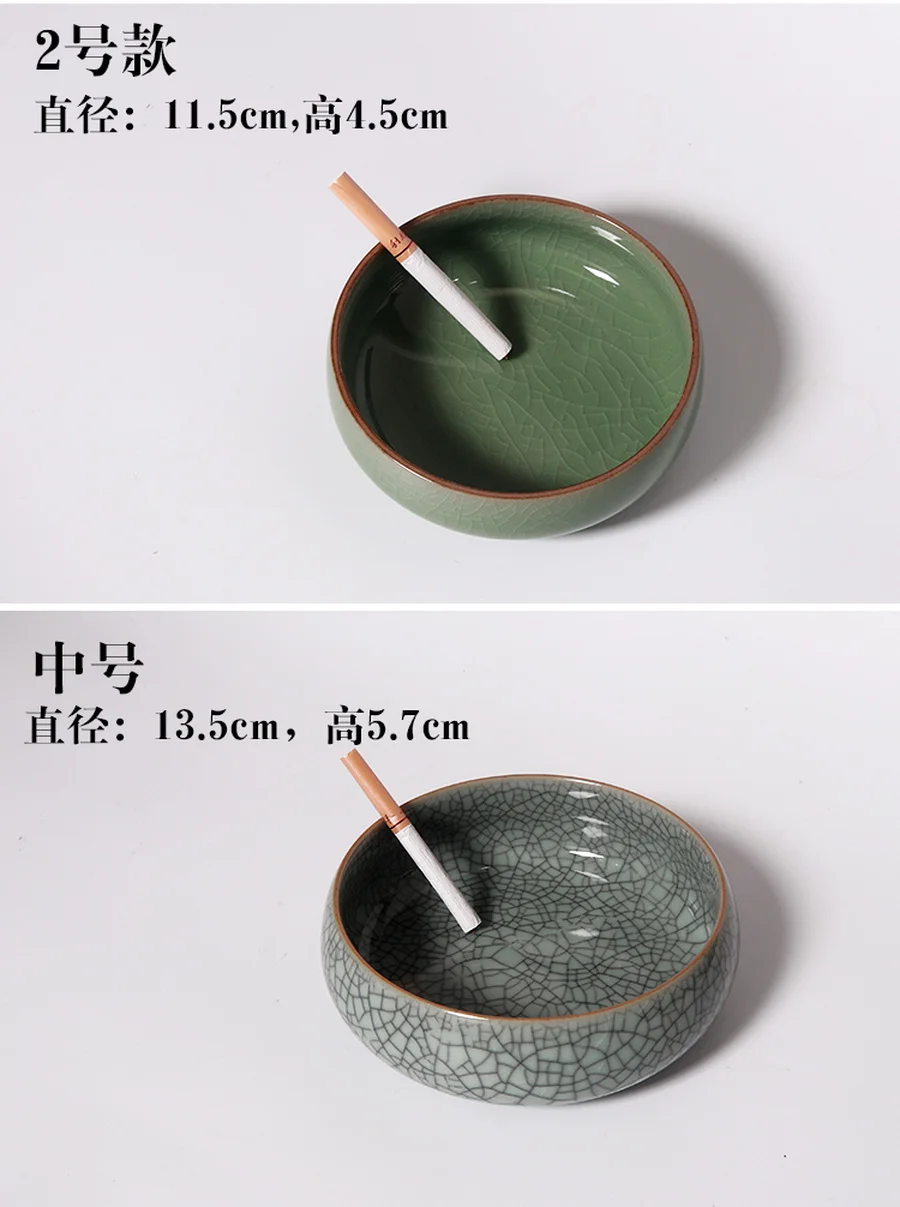 Глиняный фарфоровый стоячий стол пепельница для уличных сигарет Пепельница дома