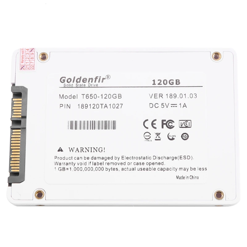 Goldenfir SSD 120GB SSD 2.5 Hard Drive Disk Disc Solid State Disks 2.5inch Internal SSD images - 6