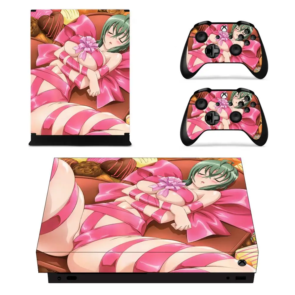 Аниме милые девушки Полный кожного покрова консоль & Наклейка на контроллер для