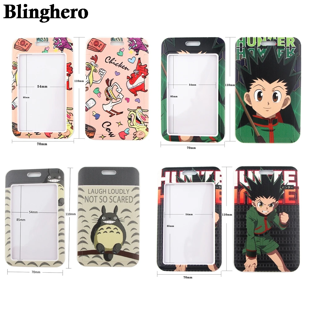 cb0177 new anime printed lanyard badge id card holder neck strap cell phone neck straps office school supplies accessory gift free global shipping