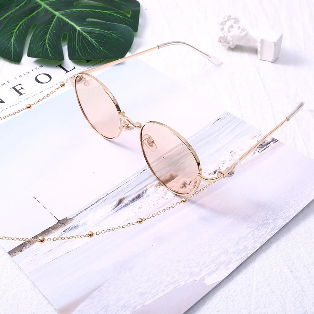 Цепочка для солнцезащитных очков Женская цепочка для очков brillenkoord cadena gafas держатель для очков с жемчугом аксессуары для очков Золотые очки с цепочкой D40