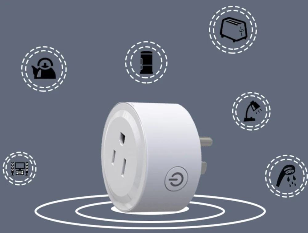 Мини переключатель Wi Fi работает с Alexa Google Home и IFTTT розетка дистанционного