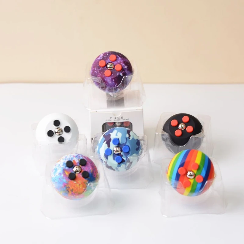 

Мини гироскоп пальчиковая игрушка для активного центра рельеф давления красочный 3D-пазл куб Горячий