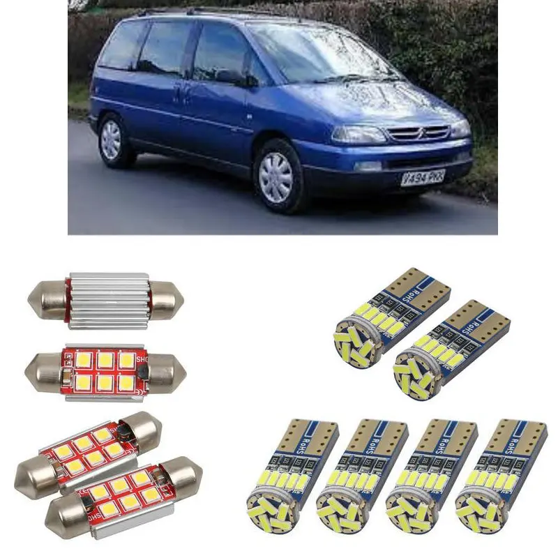 

Внутренняя светодиодная Автомобильная фара s для citroen synergie mpv 22 u6 купольные лампы для минивэна для автомобильного номерного знака 12 шт.