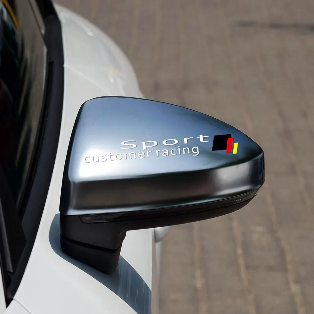 DSYCAR 1 пара спортивный клиент гоночный автомобиль наклейка на зеркало заднего