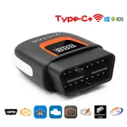 Viecar VP004 VP002 ELM327 V2.2 W ELM 327 OBD2 автомобильный диагностический инструмент elm327 OBD USB сканер считыватель кодов для AndroidIOS
