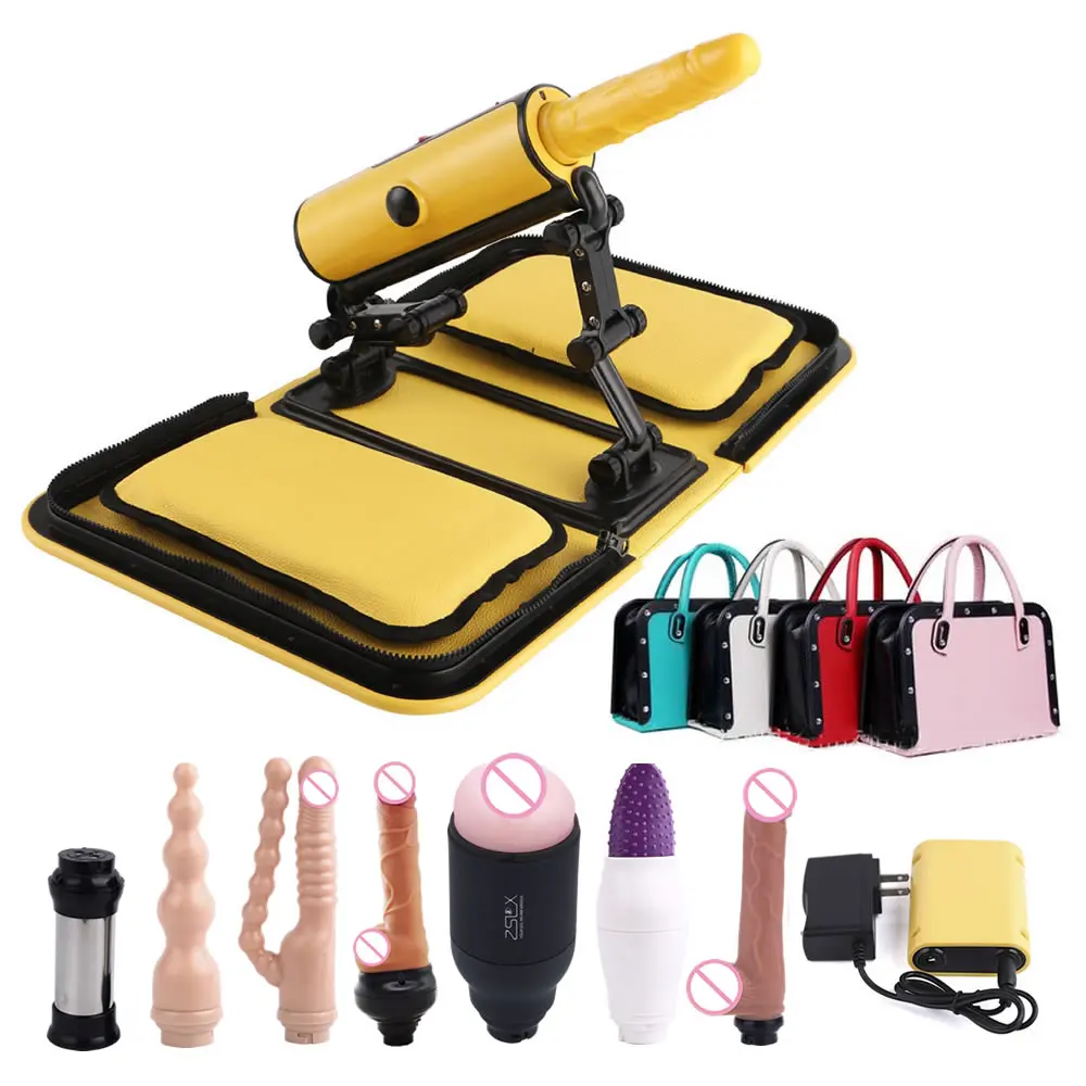 Секс машина Портативная сумка автоматические Вибраторы дистанционной