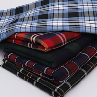 146cmx50cm polyester twill check cloth yarn dyed scottish plaid fabric for jk pleated skirt uniform clothes bags garment