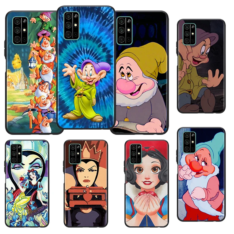 

Disney The Seven Dwarfs Queen Soft TPU For Honor Play 3E 8S 8C 8X 8 A 7S 7A 7C MAX Prime Pro 2019 2020 Black Silicone Phone Case