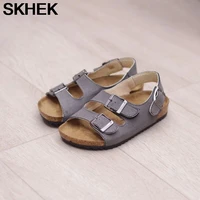 skhek kids boys girls sandals 2021 summer children upper beach sandals flat comfortable breathable kids cool slippers shoes
