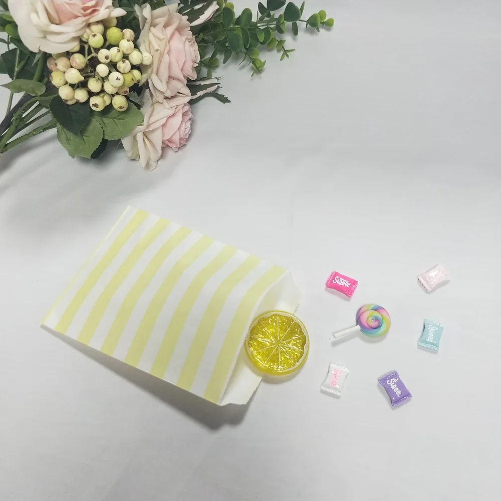 13x18cm 24 маленьких белых стеклянных мешков, стеклянных пакетиков для конфет, пакетиков для печенья, 4x6 дюймов, 5x7 дюймов - Цвет: 13x18cm