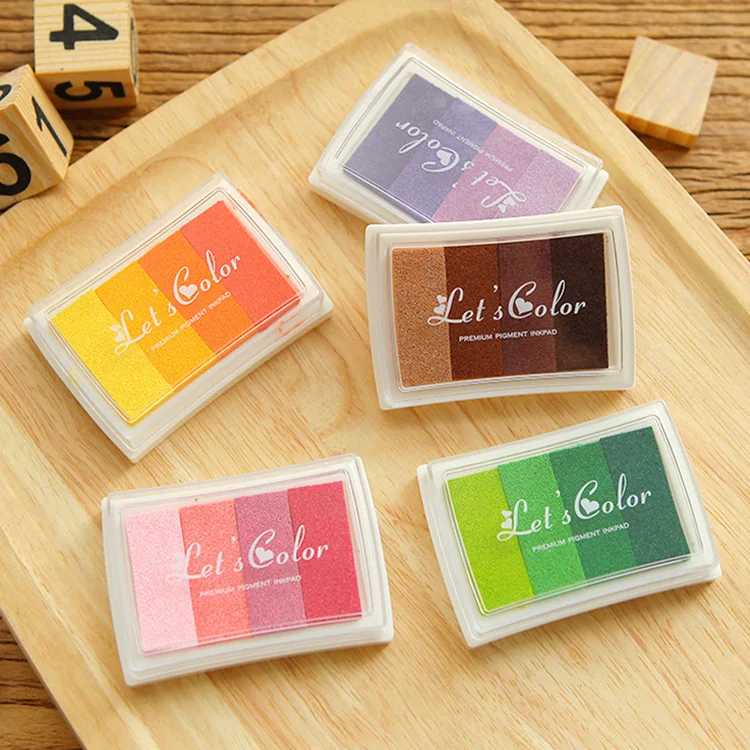 6 Gradient Colors Inkpads Scrapbooking Ink Pad Stamp Inkpad Crafts Color Ink pad Stamps for Children Stamp DIY Art
6 Gradient Colors Inkpads Scrapbooking Ink Pad Stamp Inkpad Crafts Color Ink pad Stamps for Children Stamp DIY Art
