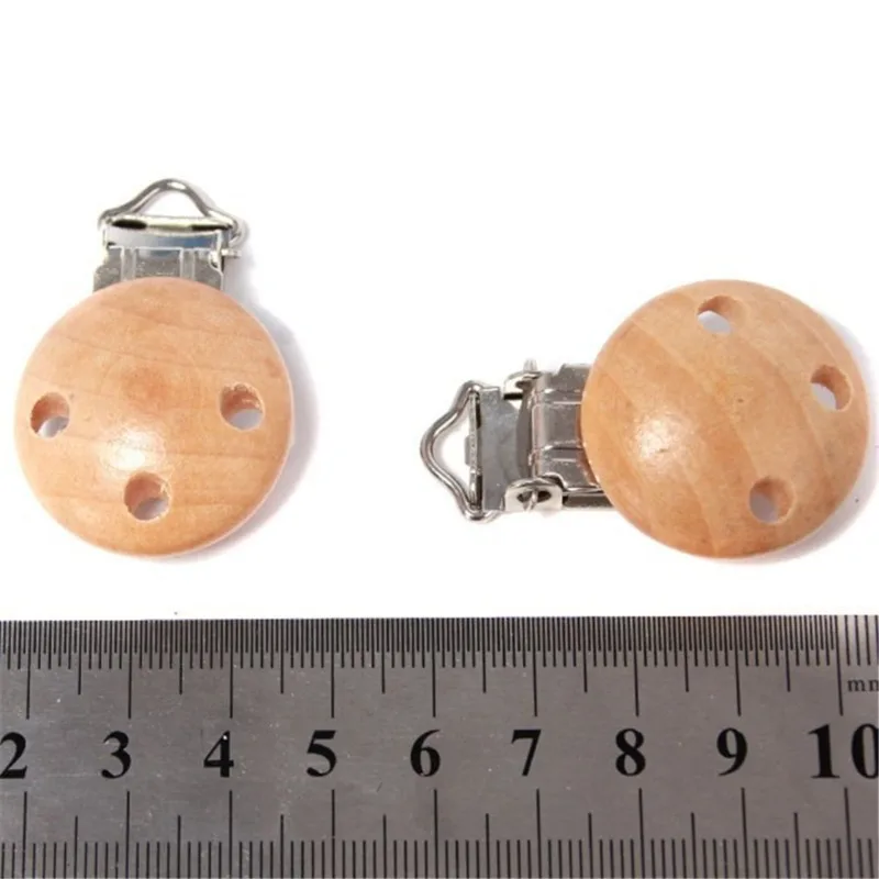 5 шт./лот металлические деревянные зажимы для детских сосок однотонные держатели