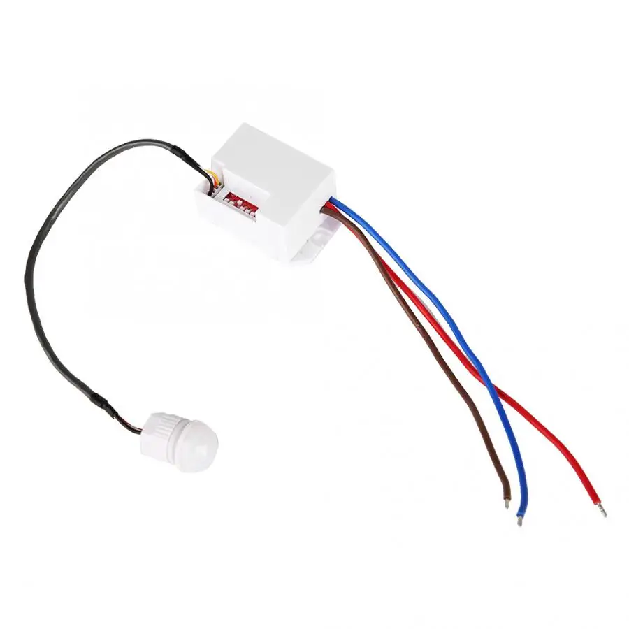 110-240V Mini Adjustable High Sensitivity Time Delay PIR Infared Motion Sensor Switch Hot Sale | Безопасность и защита