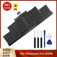 original replacement battery a1494 for macbook a1417 a1398 a1618 mc975 mc976 macpro 8440mah laptop battery 11 26v