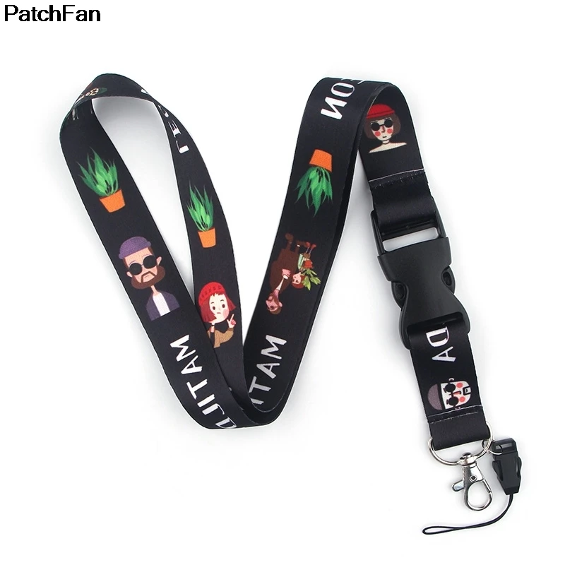 

20pcs/lot Patchfan Movie keychain lanyard webbing ribbon neck strap fabric id badge phone holders necklace accessory A2421