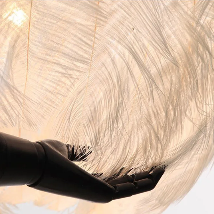 저렴한 북유럽 샹들리에 간단한 크리 에이 티브 깃털 라이트 럭셔리 라이트 맞춤 의류 매장 카페 레스토랑 바 램프 구매 북유럽 샹들리에 간단한 크리 에이 티브 깃털 라이트 럭셔리 라이트 맞춤 의류 매장 카페 레스토랑 바 램프