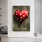 Бэнкси сердце воздушный шар искусство стены холст Декор художественное Искусство Большая Улица граффити поп канва картина Печать крутая кухня комната спальня дома