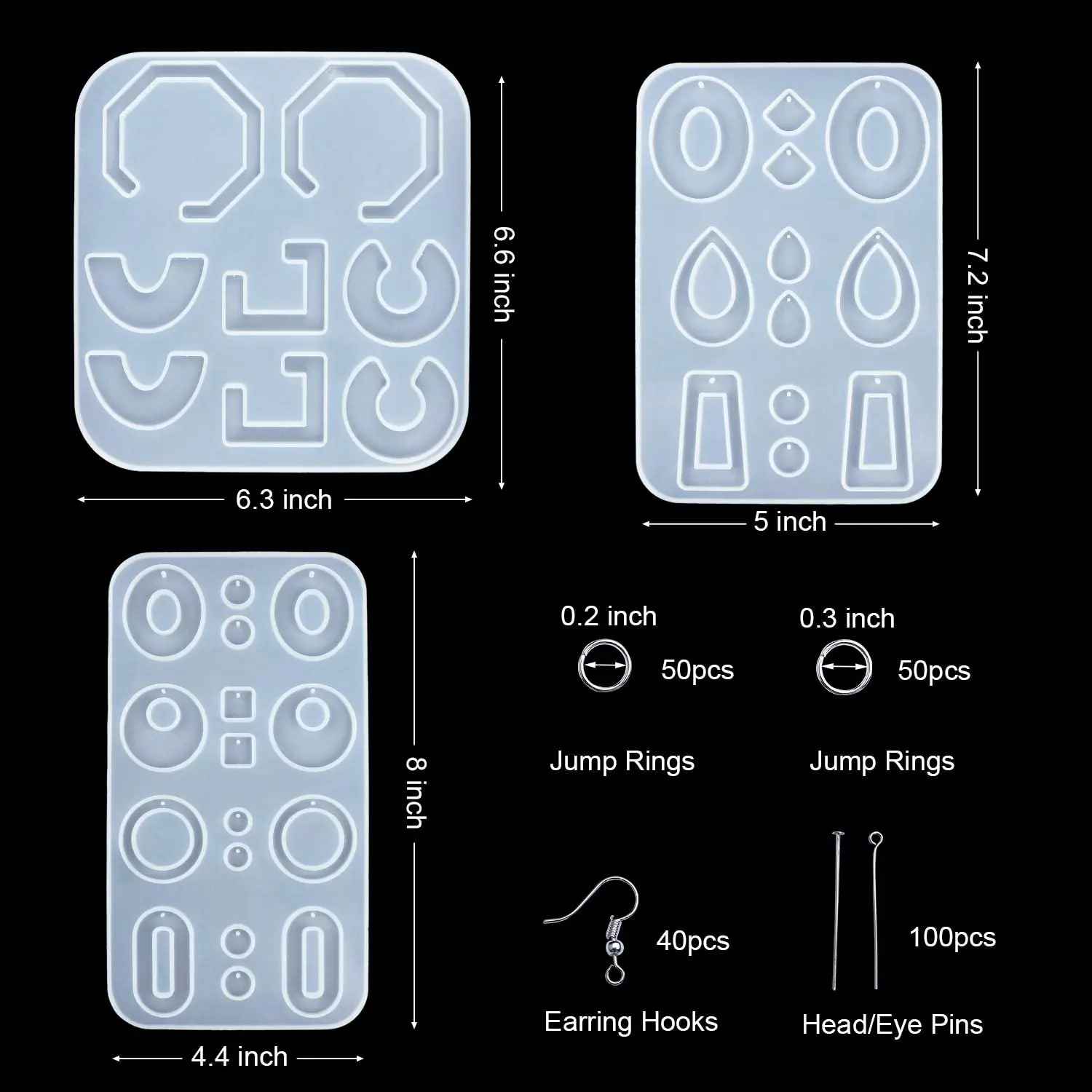Формы для сережек из эпоксидной смолы богемный висячий брелок модные ювелирные