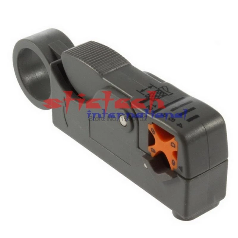 by dhl or ems 100pcs Coaxial MultiFunction Cable Stripper/Cutter Tool Rotary Coax Stripper for RG59/6/58 Network Brand New | Инструменты