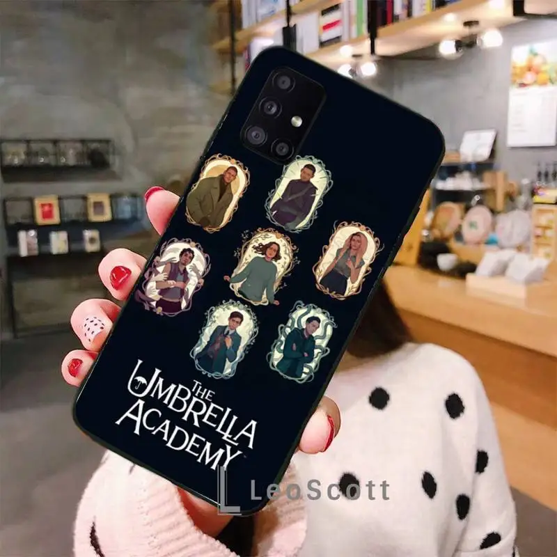 

The Umbrella Academy cartoon Phone Case For Samsung A40 A31 A50 A51 A71 A20E A20S S8 S9 S10 S20 Plus note 20 ultra