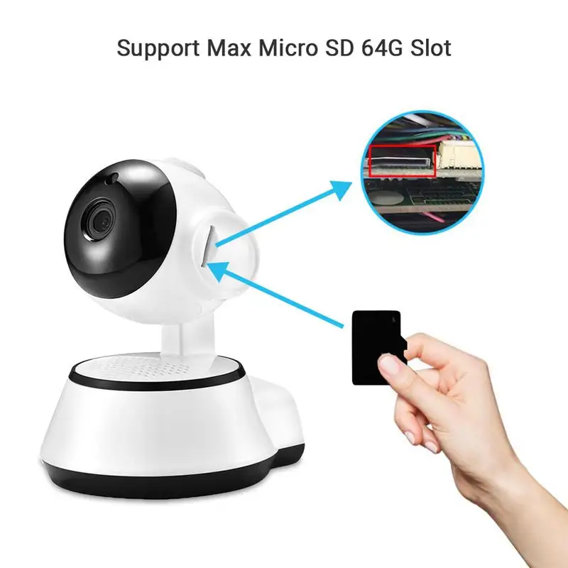 

Q6 IP Camera Wifi 720P Monitor Digital Zoom Human Detection Camera Video Cam Outdoor Auto Tracking Night Vision Wireless Camera
