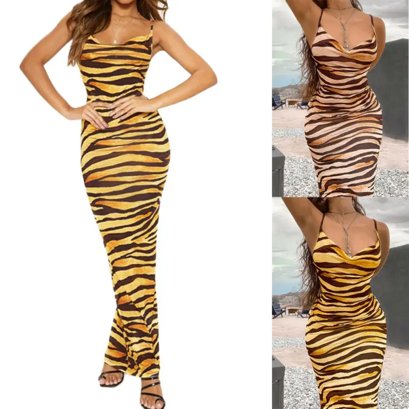 Сексуальные женские платья без рукавов с V-образным вырезом облегающее платье