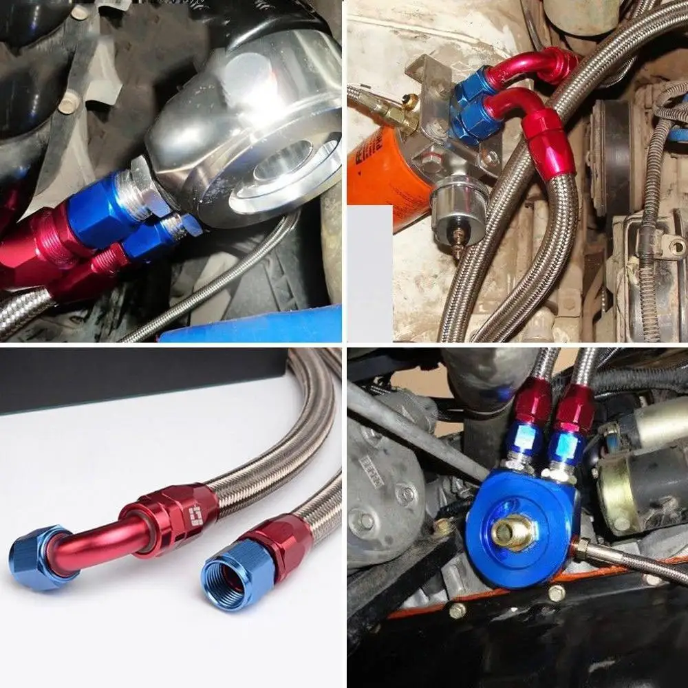 

Car modification detachable oil pipe joint car joint modification 0-180 degree detachable fast oil-cooled joint pipe joint