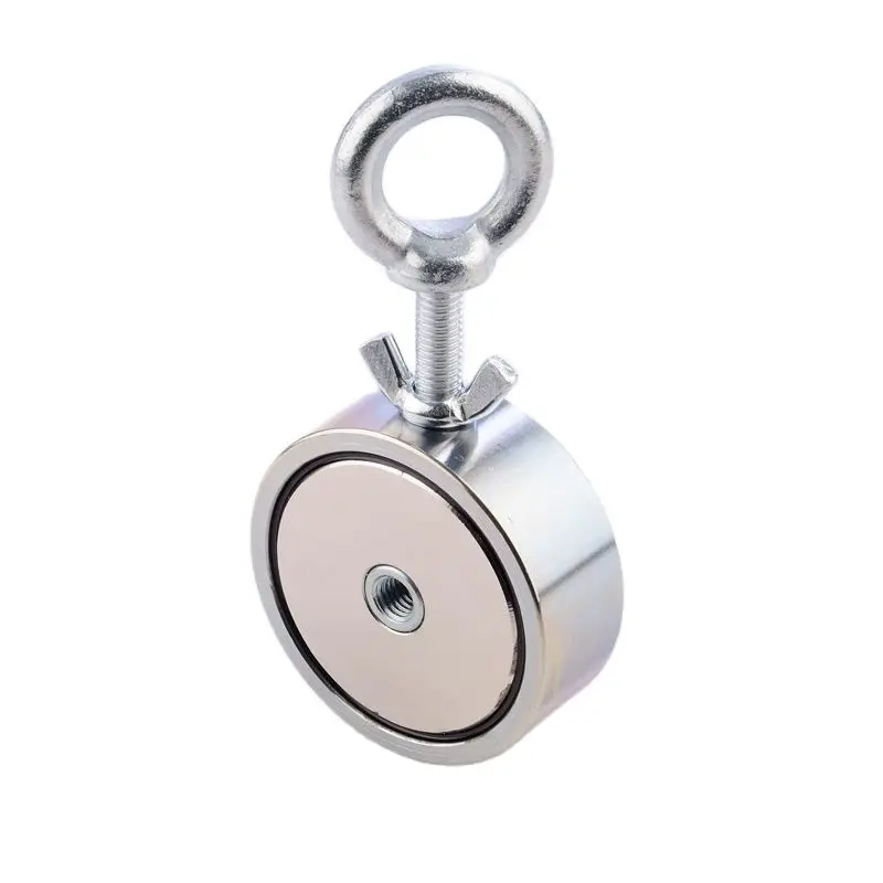 Двухсторонний сверхмощный неодимовый магнит для рыбалки 150 200 кг с сокровищами