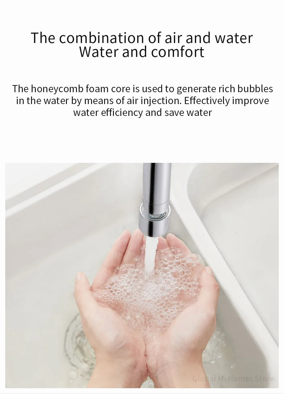 Xiaomi Youpin Dabai 360 градусов двойной функциональный смеситель сопла Bubbler