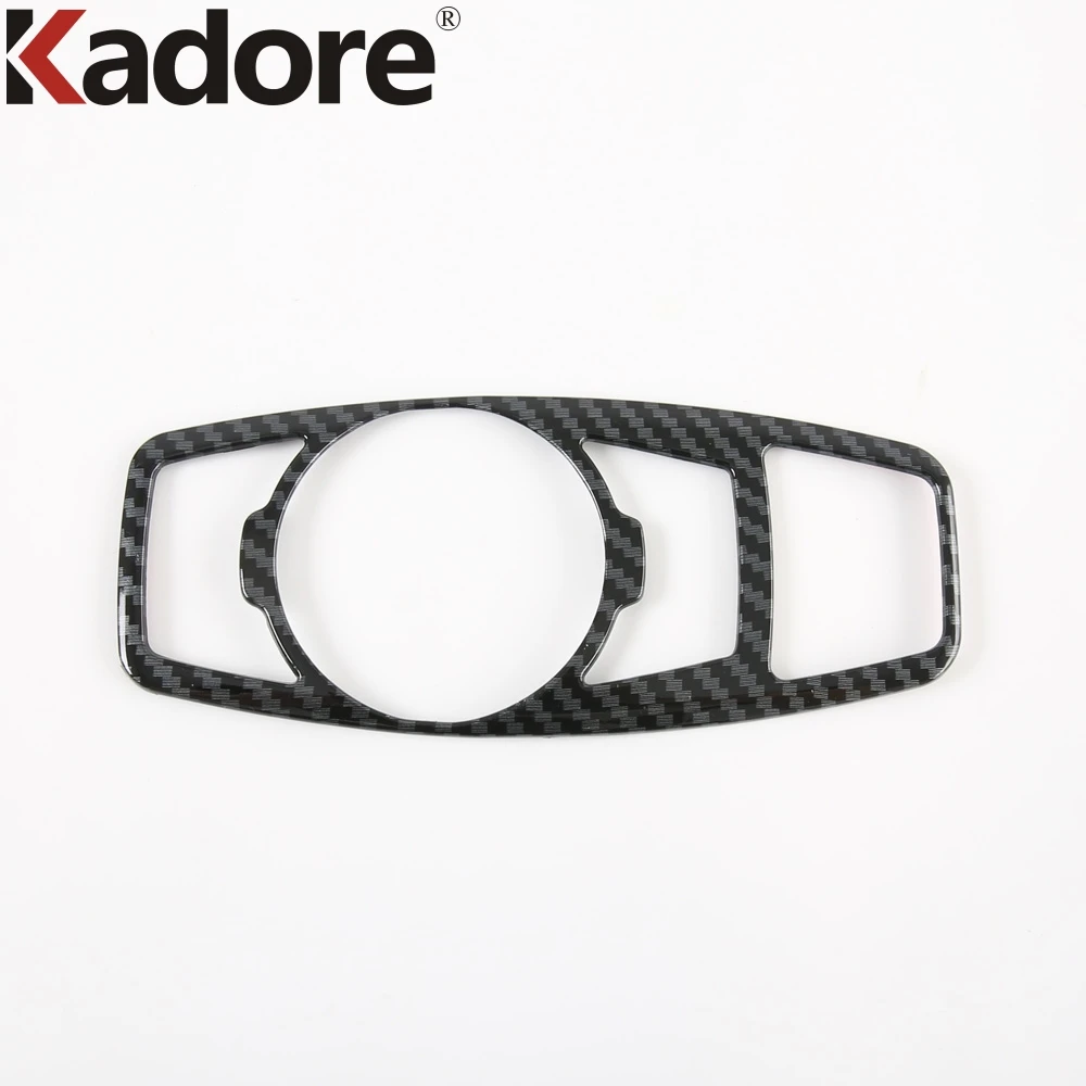 Панель переключателя фар из углеродного волокна для Ford Edge 2021 2022 декоративная