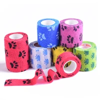 outdoor medical bandage first aid kit cartoon adhesive elastic bandage breathable tape colorful pet bandage 5cm4 5m